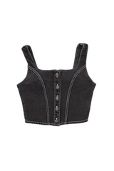 Denim Corset Top