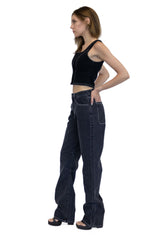 Pleated Baggy Jean