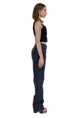 Pleated Baggy Jean